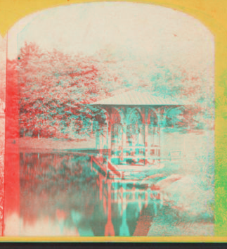 Central Park, the boathouse. [1865?-1905?]