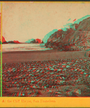 At the Cliff House, San Francisco. 1866?-1876? 1866-1873