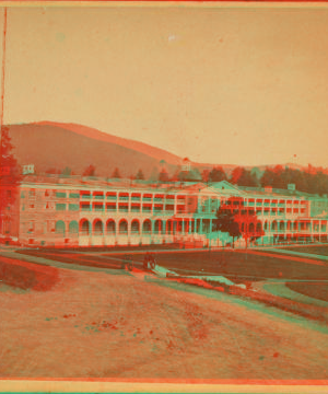 White Sulphur Springs, West Virginia. The Hotel. North-west front. 1870?-1885? [ca. 1875]