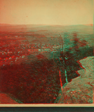 [View of Great Barrington from East Rock.] 1865?-1905?