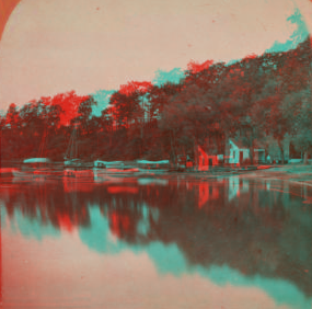 Moon's Landing, Saratoga Lake. [1869?-1880?]