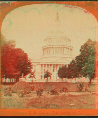 U.S. Capitol. Washington, D.C., from East Park. [1868-ca. 1885] 1859?-1905?