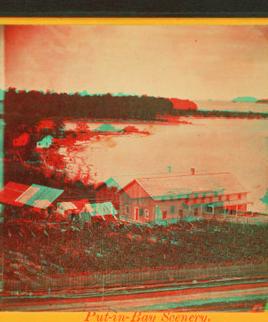 Views from observatory of Put-In-Bay house. 1868?-1885?