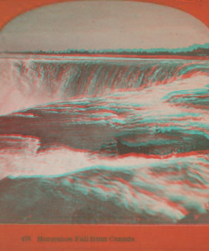 Horseshoe Fall from Canada. 1865?-1880?