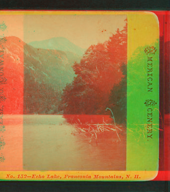 Echo Lake, Franconia Mountains, N.H. [1858-1879] 1858?-1890?