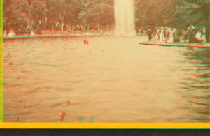 Fountain on Boston Common. 1860?-1870?