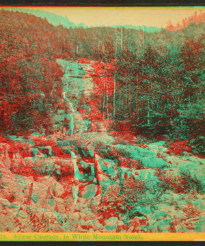 Silver Cascade in White Mountain Notch. [1858-1879] 1858?-1895?