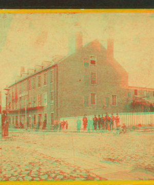 "Castle Thunder," Carey St., Richmond, Va., where so many Union prisoners were confined. 1861-1865