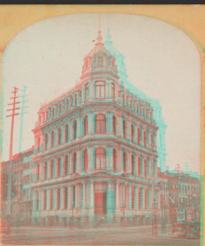 German Savings Bank (Fourteenth Street and Fourth Avenue.) New York City. [1860?-1880?] [ca. 1860]