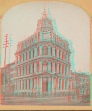 German Savings Bank (Fourteenth Street and Fourth Avenue.) New York City. [1860?-1880?] [ca. 1860]