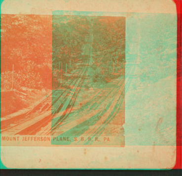 Mount Jefferson Plane, S.B.R.R. [Switchback Railroad], Pa. 1859-1885?