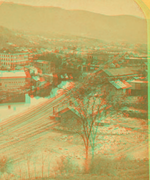 Hoosac Mountain from North Adams, Mass. 1865?-1885?