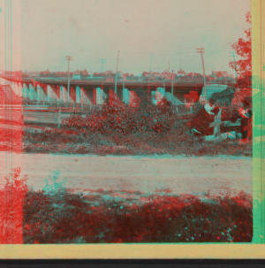 [View of a bridge in Rochester.] [1860?-1900?] ca. 1880