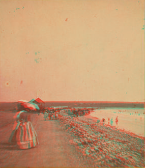 View of First Beach. 1859?-1885?