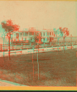 Bathing house and Battery, Charleston, S.C. 1860?-1903?