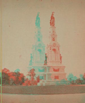 [Soldiers monument, Seaside Park, Bridgeport, Conn.] ca. 1875 1870?-1890?