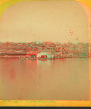 Burlington, Vt., from the Break-water. 1865?-1885?