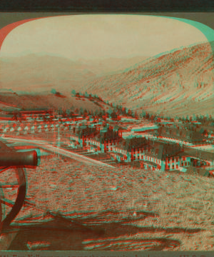 Fort Yellowstone, among the mountains, headquarters of U.S. Troops guarding Yellowstone Park, U.S.A. 1901, 1903, 1904