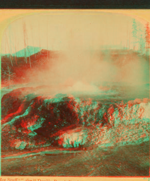 "Hot Stuff!" ñ The 'Devil's Punch Bowl,' Yellowstone Park, U.S.A. 1901, 1903, 1904