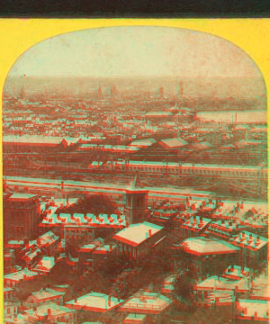 Panorama from Bunker Hill monument, south. 1862?-1885?