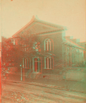 [Church facade from across street.] 1865?-1885?