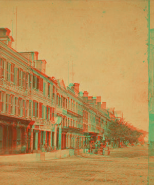 Broad Stret, looking up from McIntosh Street. [ca. 1885] 1859?-1900?