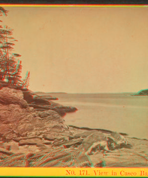 View in Casco Bay. 1865?-1882?