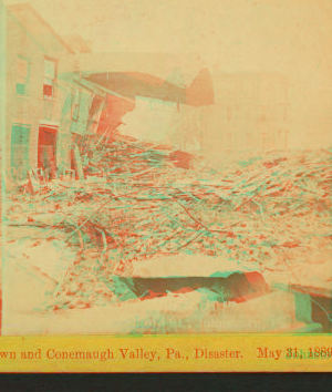 Ruins from Bedford St., Johnstown, Pa. 1889