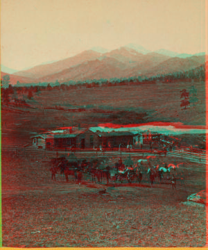 Long's Peak, from Evan's ranch. [1870?] 1870?-1901