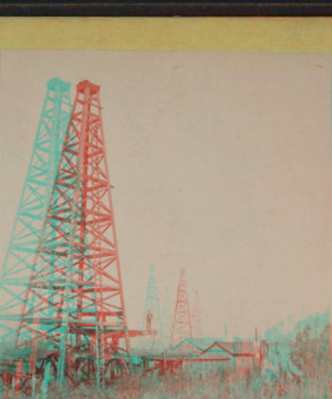 Oil wells, Bradford, Pa. [1860?-1910?]