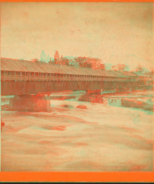 Amoskeag Bridge from below. 1870?-1885?