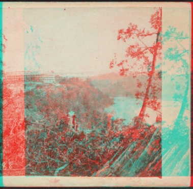 On the bank of the Niagara. View above the Clifton House. 1859-[1875?]