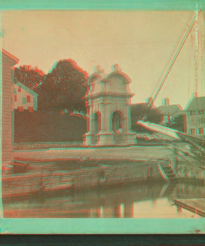 Canopy over Pilgrim Rock, Plymouth, Mass. 1865?-1905?