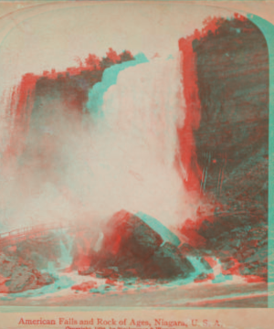 American Fall and Rock of Ages, Niagara, U.S.A. 1860?-1905