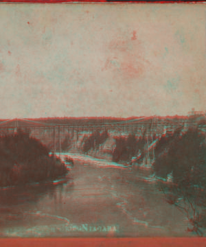 [Cantilever?] bridge, Niagara. [1860?-1885?]