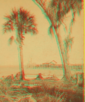 Steamboat landing, Sanford, Florida. 1870?-1895?