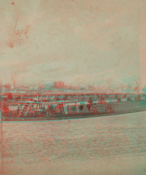 View in Sea Side [Seaside] Park, (showing bandstand and P.T. Barnum's residence in distance). ca. 1875 1870?-1890?