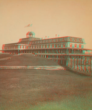 Ocean View Hotel, from Ball's Cottage. [1874-1895?] 1865?-1895?