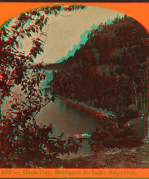 Gros Cap, entrance to Lake Superior. 1870?-1879? ca. 187-