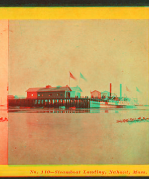 Steamboat landing, Nahant, Mass. 1859?-1880?