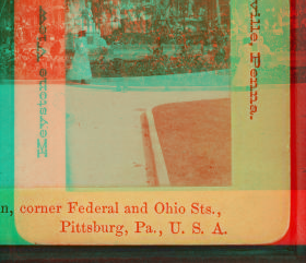 Fountain, corner Federal and Ohio Sts.,  Pittsburg, Pa., U.S.A. 1868?-1915?