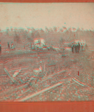 [View of debris littering yards and fields.] 1878