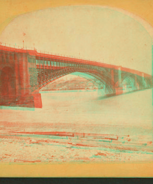 The Bridge from East St. Louis, north side. ca. 1875 1873-1909