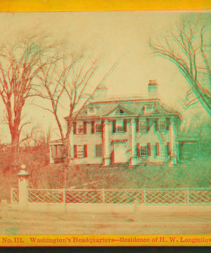 Washington's headquarters--residence of H.W. Longfellow. 1859?-1910?