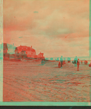 [On the beach, Old Orchard Beach, Maine.] 1869?-1880?