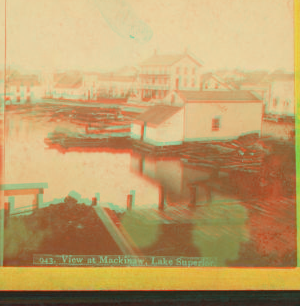 View of Mackinac, Lake Superior. 1865?-1900? 1865-1900