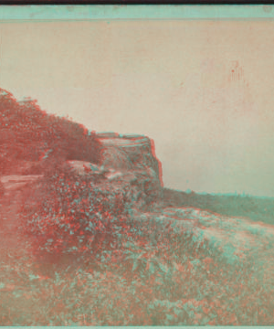 Pulpit Rock, near the House. [1858?-1880?] [ca. 1875]