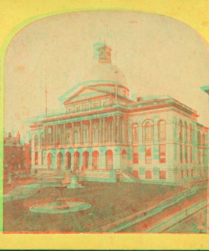 State House, in Boston. 1859?-1918?