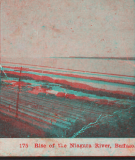 Rise of the Niagara River, Buffalo. [1865?-1905?]