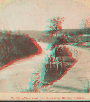 View from the Suspension Bridge, Niagara. [1858?-1859?]